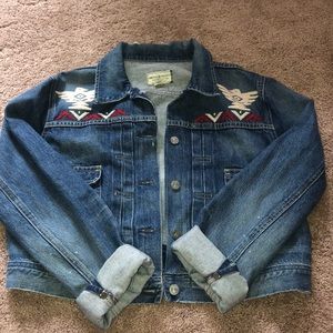 Denim supply Aztec jean jacket